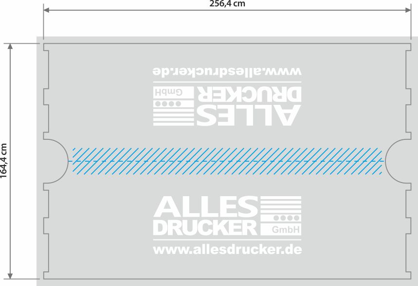 Datenblatt für Absperrgitter Hussen Absperrgitter Hussen Druckdatei Kontur
