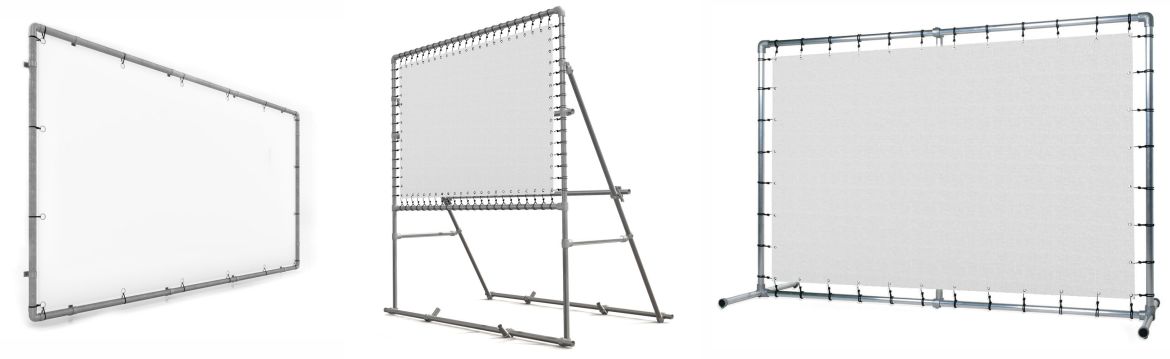 Allesdrucker Bannerrahmen - Wandbefestigung/Freistehend/Bannerwand