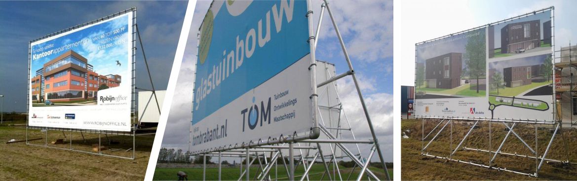 Beispiele von freistehenden Bannerrahmen