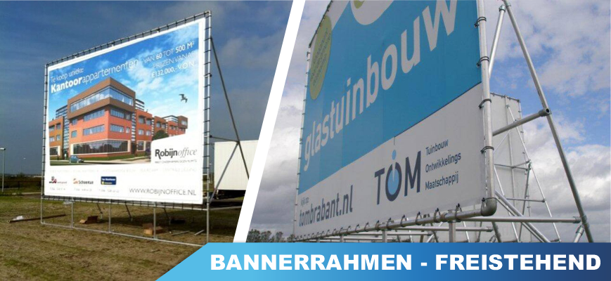 freistehende Aluminium Bannerrahmen zum Einspannen von Werbebanner