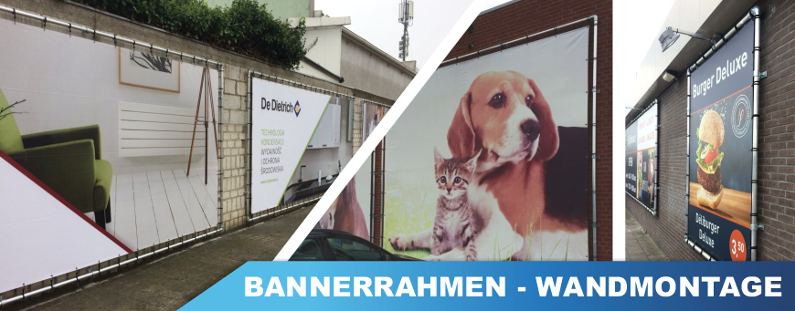 Aluminium Bannerrahmen zum Einspannen von Werbebanner