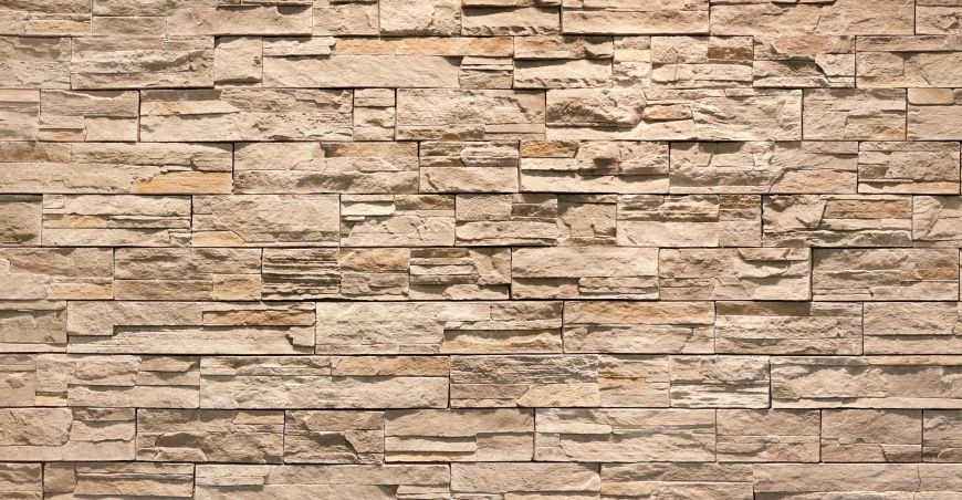 Klinkerwand Druckmotiv