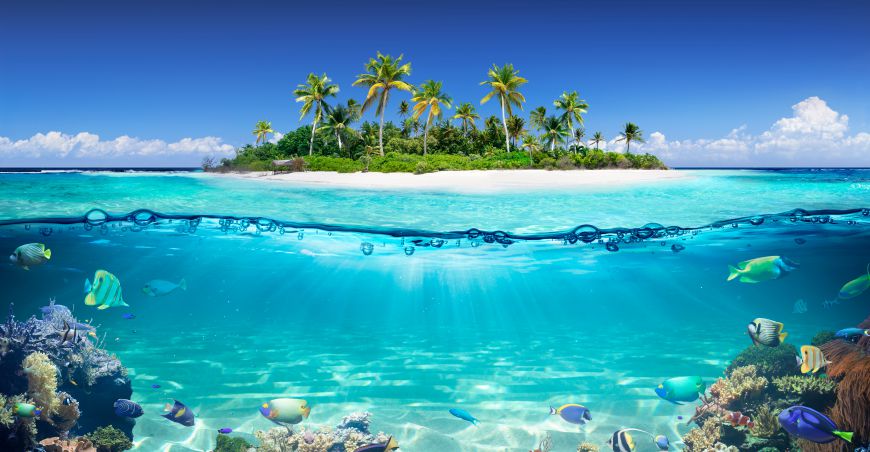 tropische Insel