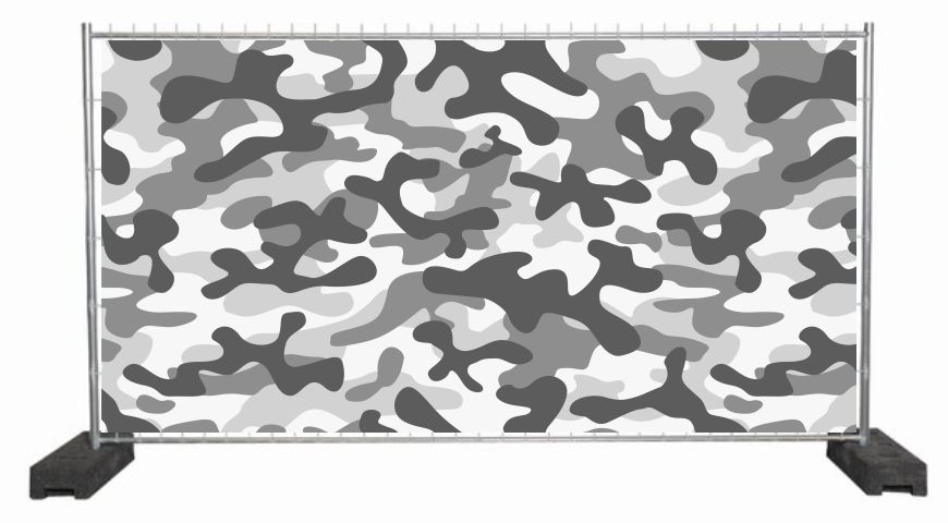 Tarnplane - Tarnnetz mit Flecktarn Muster als Sichtschutzplane