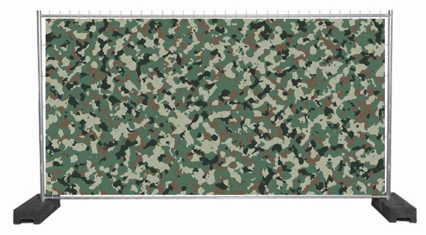 Tarnplane - Tarnnetz mit Flecktarn Muster als Sichtschutzplane