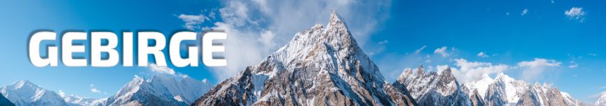 Wertere Bergmotive für Sichtschutzplanen