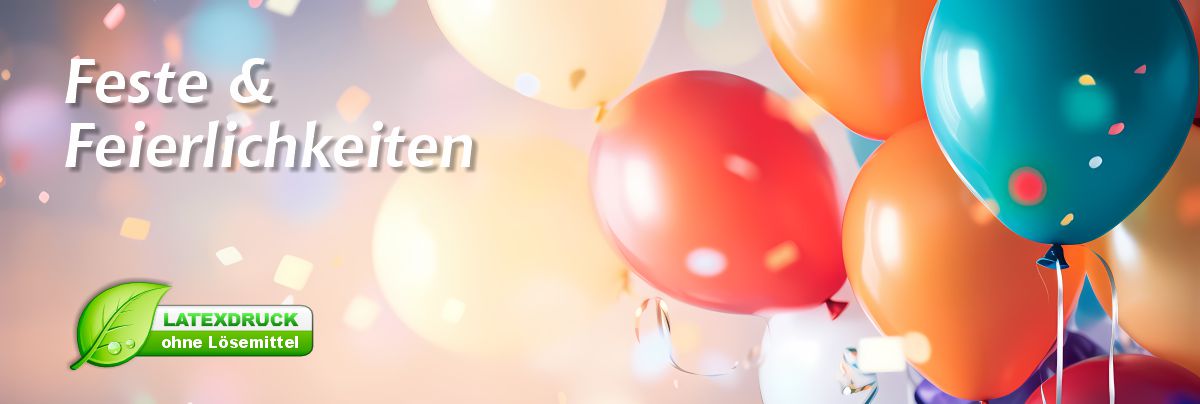 Dekobanner für Feste und Feierlichkeiten
