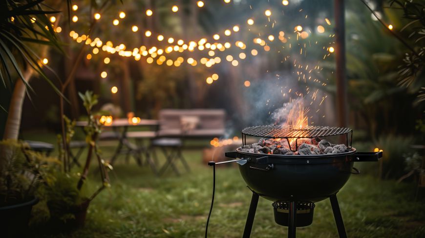 Dekobanner Motiv für Grillfeste