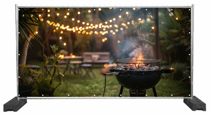Dekobanner Grillfeier