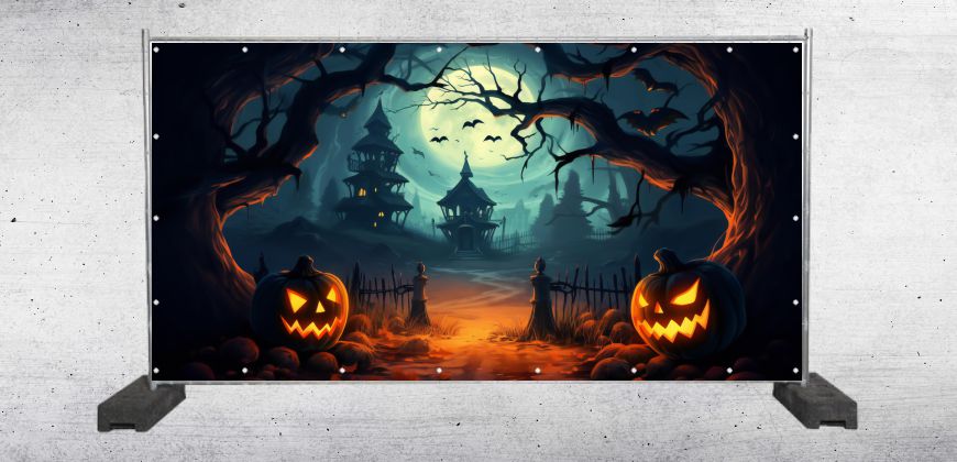 Halloween Motiv 01 für Dekobanner und Planen