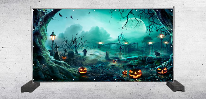 Halloween Motiv 01 für Dekobanner und Planen