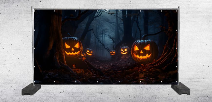 Halloween Motiv 01 für Dekobanner und Planen