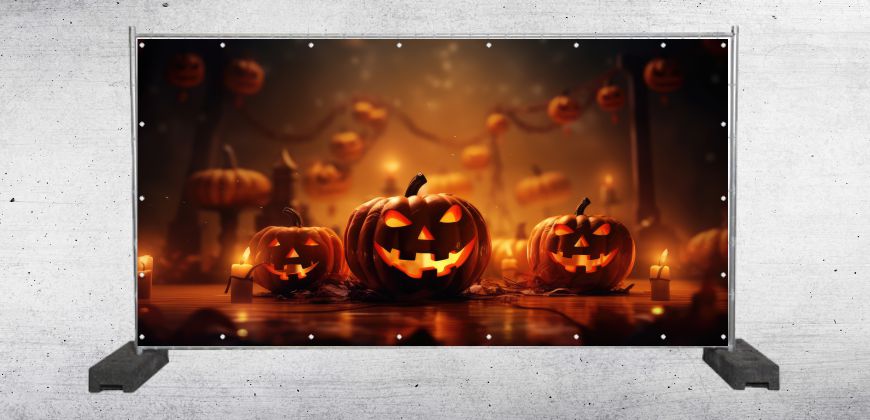 Halloween Motiv 01 für Dekobanner und Planen