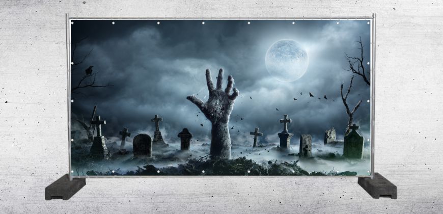 Halloween Motiv 01 für Dekobanner und Planen