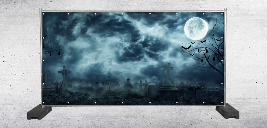 Halloween Motiv 01 für Dekobanner und Planen