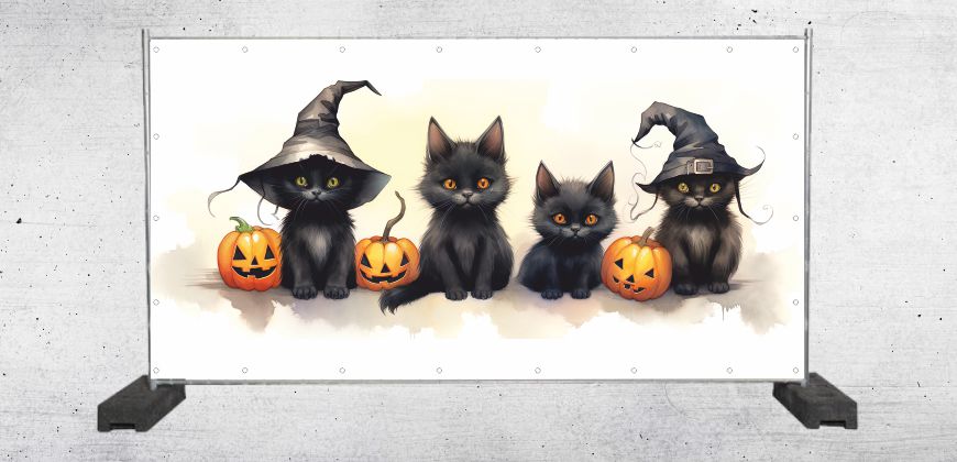 Halloween Motiv 01 für Dekobanner und Planen