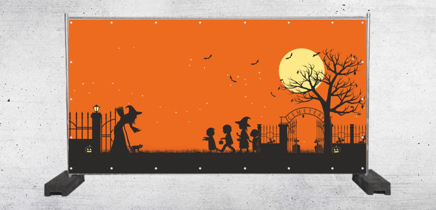 Halloween Motiv 01 für Dekobanner und Planen