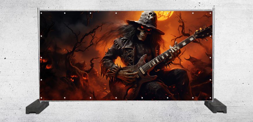Halloween Motiv 01 für Dekobanner und Planen