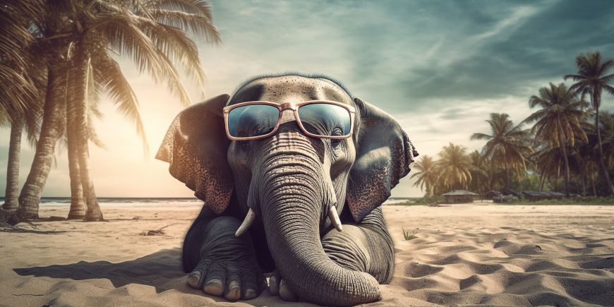 Elefant Motiv