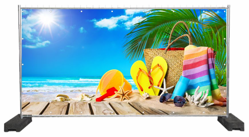 Dekobanner Sommer Beach-Style