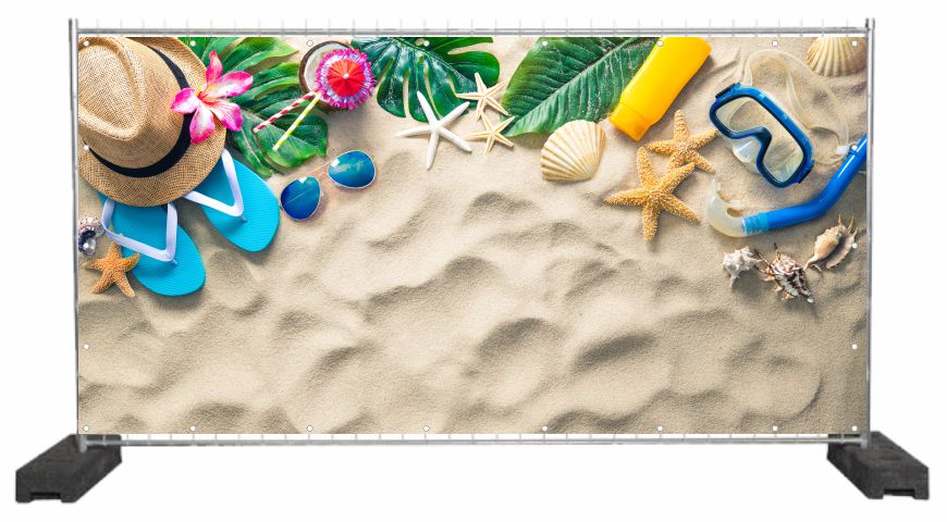 Dekobanner Sommer Beach-Style
