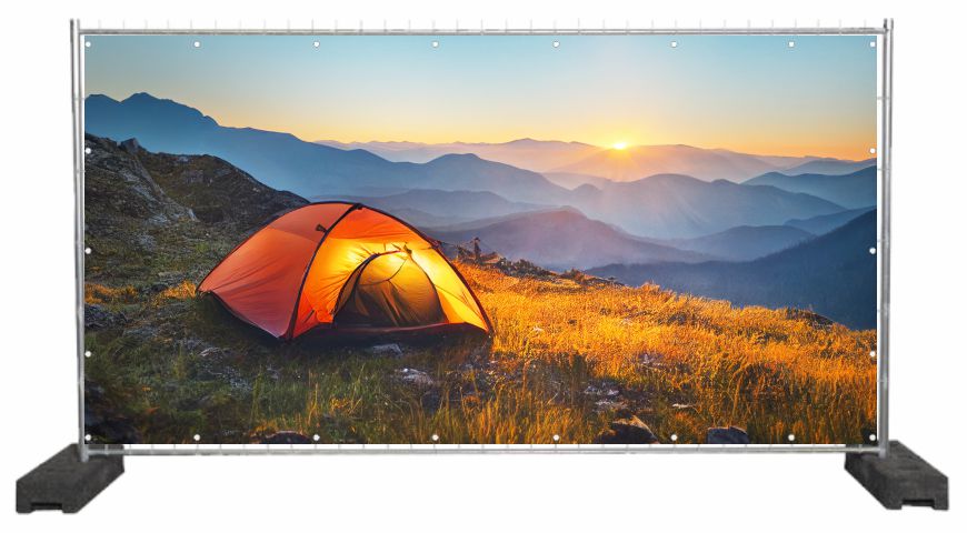 Dekobanner Camping Feeling