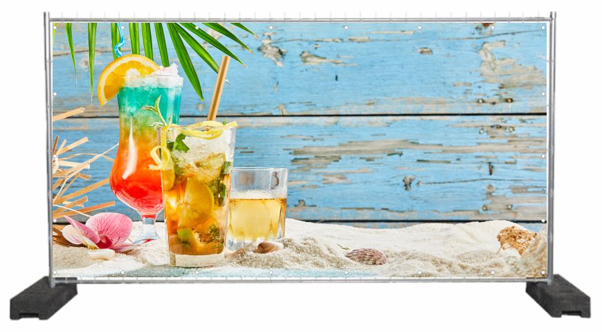 Dekobanner Sommer Cocktails