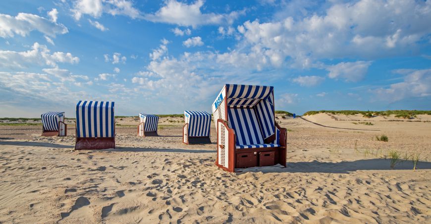 Strandkorb Motiv