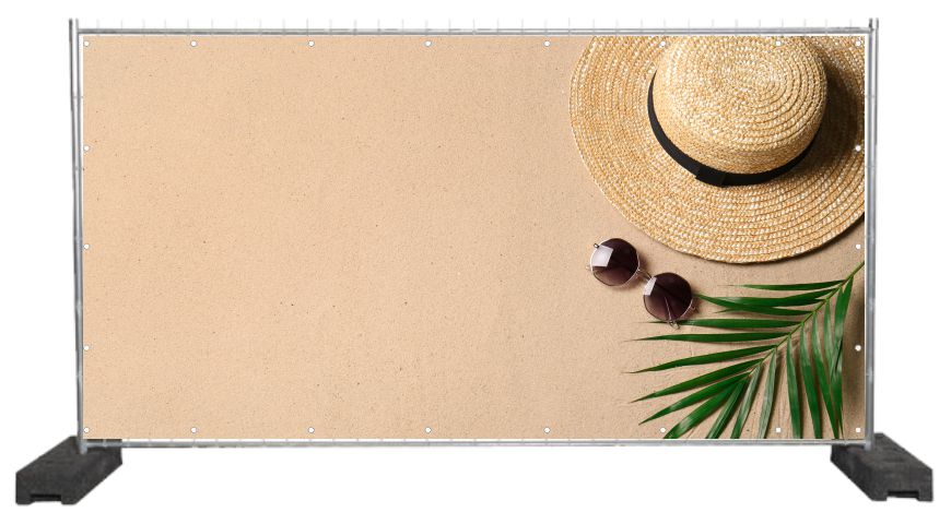 Dekobanner Sommer Strohhut