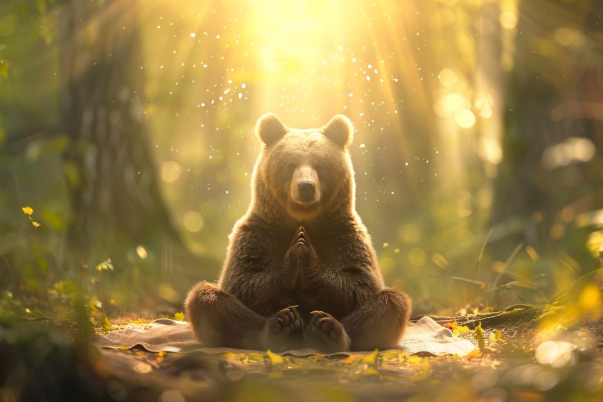 Buddha Bär Motiv