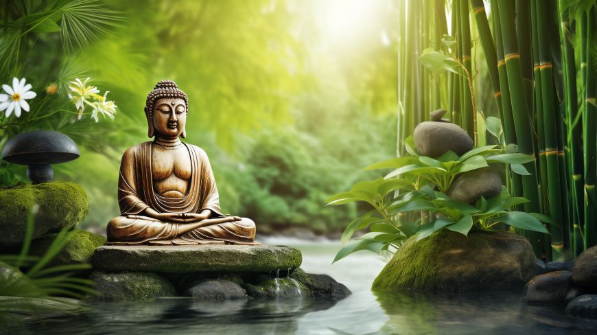 Buddha Statue Motiv