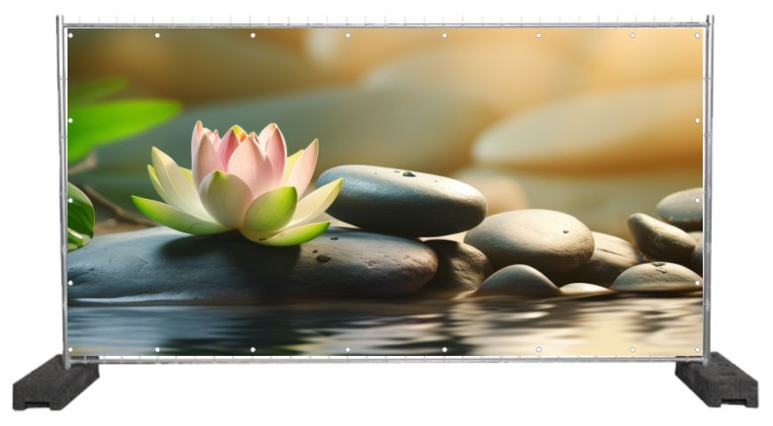 Dekobanner Seerose
