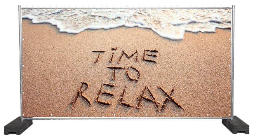 Dekobanner Strand Relax