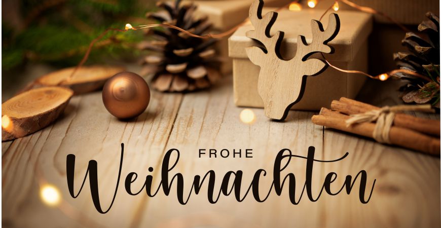 Frohe Weihnachten Dekoplane