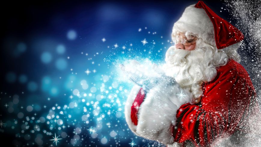 Weihnachtsmann Dekoplane
