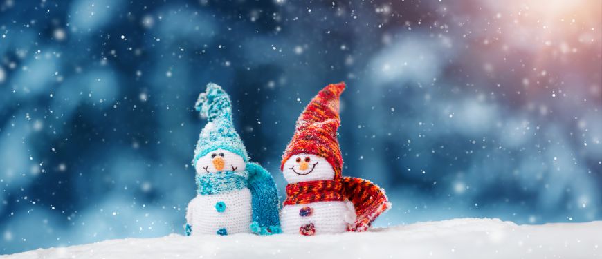 Winterlandschaft Dekoplane