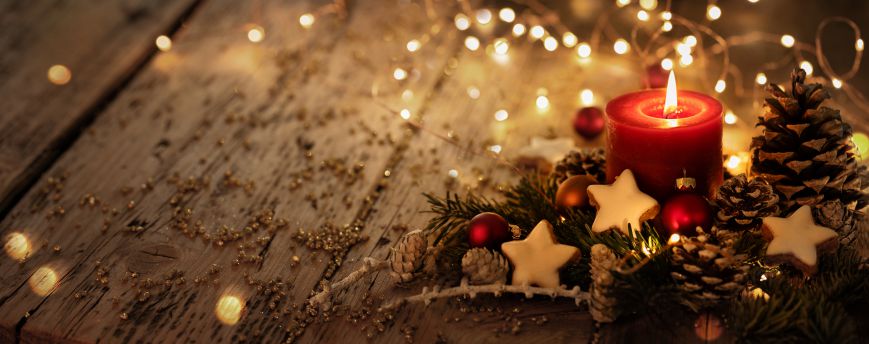 Weihnachtskerze Dekoplane