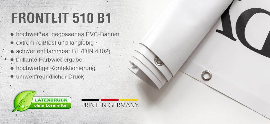 Werbeplanen aus Frontlit-PVC-Banner